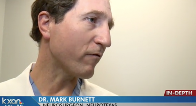 Dr Mark Burnett featured on KXAN